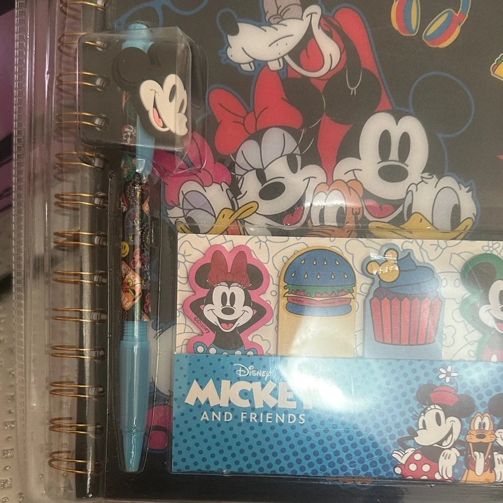 Mickey and Friends Tab Journal Stationery Set NIP